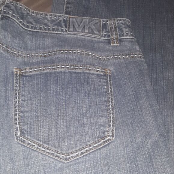 Michael Kors Blue Flare Jeans Size 8 - Picture 5 of 6